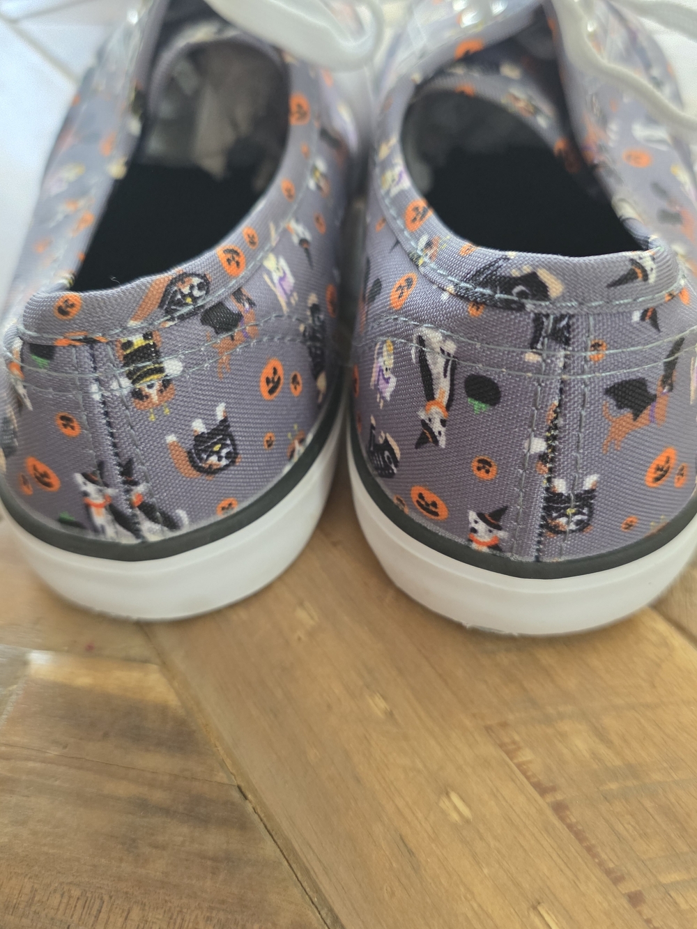 Women's Halloween Pet Sneakers, 8 - Picture 7 of 9